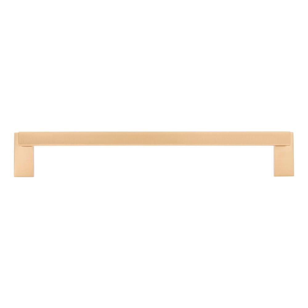 Signature Hardware Champagne Bronze 8-13/16 in. Center-to-Center Cabinet Pull 