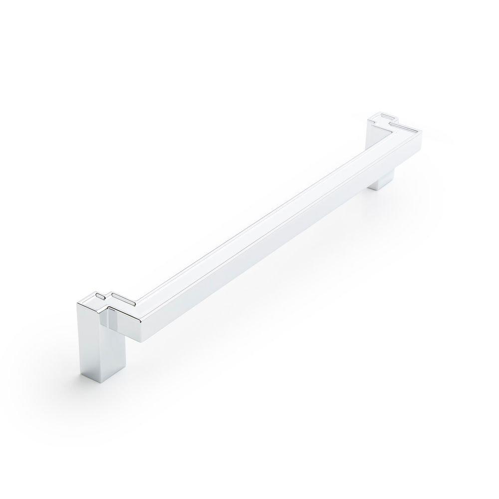 Signature Hardware Polished Chrome 8-13/16 in. Center-to-Center Cabinet Pull 