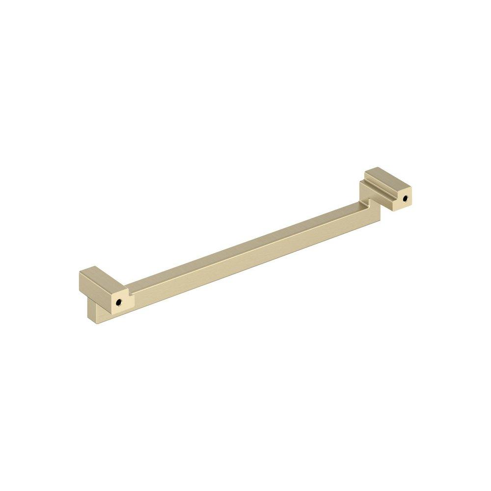 Signature Hardware Golden Champagne 8-13/16 in. Center-to-Center Cabinet Pull 