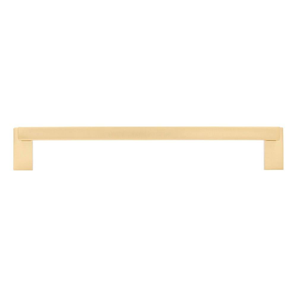 Signature Hardware Golden Champagne 8-13/16 in. Center-to-Center Cabinet Pull 