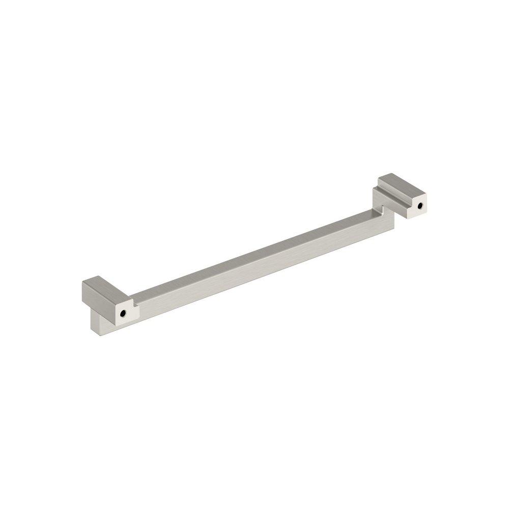 Signature Hardware Satin Nickel 8-13/16 in. Center-to-Center Cabinet Pull 