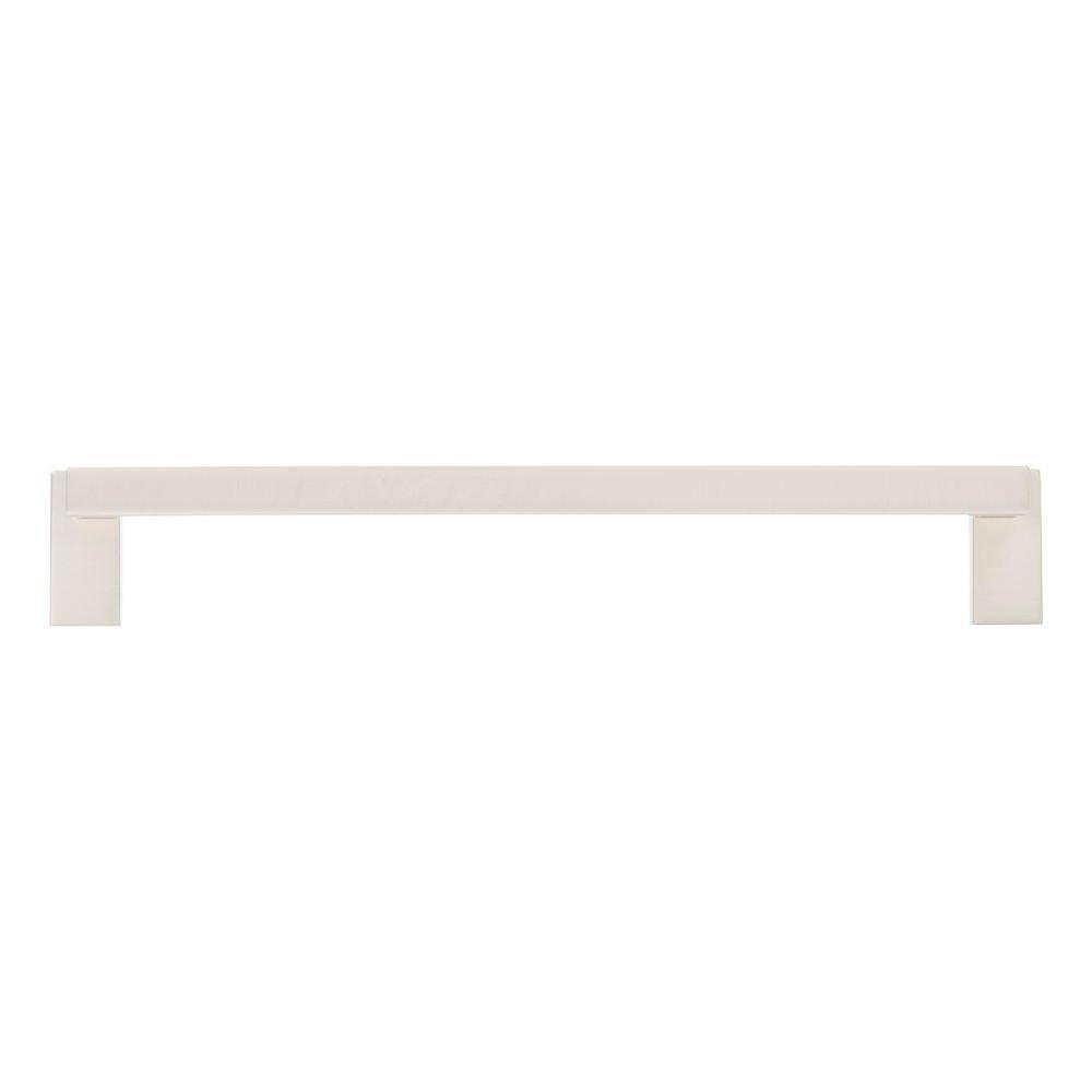 Signature Hardware Satin Nickel 8-13/16 in. Center-to-Center Cabinet Pull 