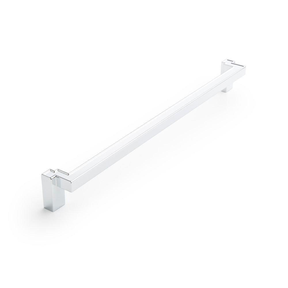 Signature Hardware Polished Chrome 10-1/16 in. Center-to-Center Cabinet Pull 