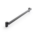 Signature Hardware Matte Black 12-5/8 in. Center-to-Center Cabinet Pull 