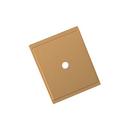 1-5/8 in. Cabinet Knob Backplate Brushed Gold