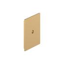 Signature Hardware Champagne Bronze 1-5/8 in. Cabinet Knob Backplate Brushed Gold 