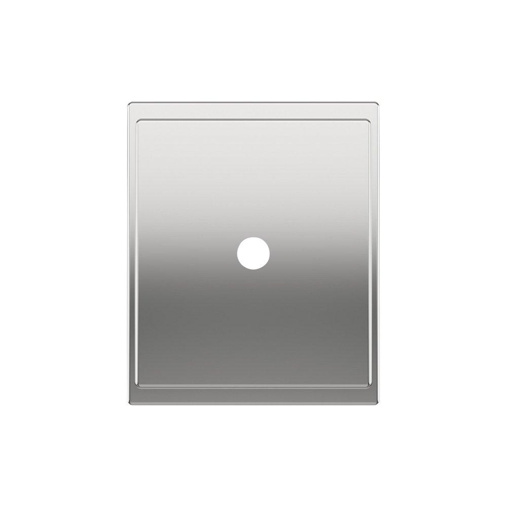 Signature Hardware Polished Chrome 1-5/8 in. Cabinet Knob Backplate Brushed Gold 