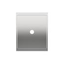 Signature Hardware Polished Chrome 1-5/8 in. Cabinet Knob Backplate Brushed Gold 