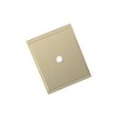 1-5/8 in. Cabinet Knob Backplate Golden Champagne