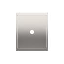 Signature Hardware Polished Nickel 1-5/8 in. Cabinet Knob Backplate Brushed Gold 