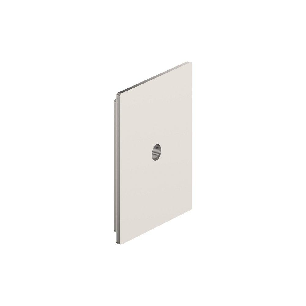 Signature Hardware Polished Nickel 1-5/8 in. Cabinet Knob Backplate Brushed Gold 