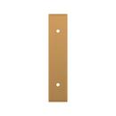 Signature Hardware Brushed Gold 3 in. Cabinet Pull Backplate Brushed Gold 