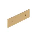Signature Hardware Champagne Bronze 3 in. Cabinet Pull Backplate Brushed Gold 