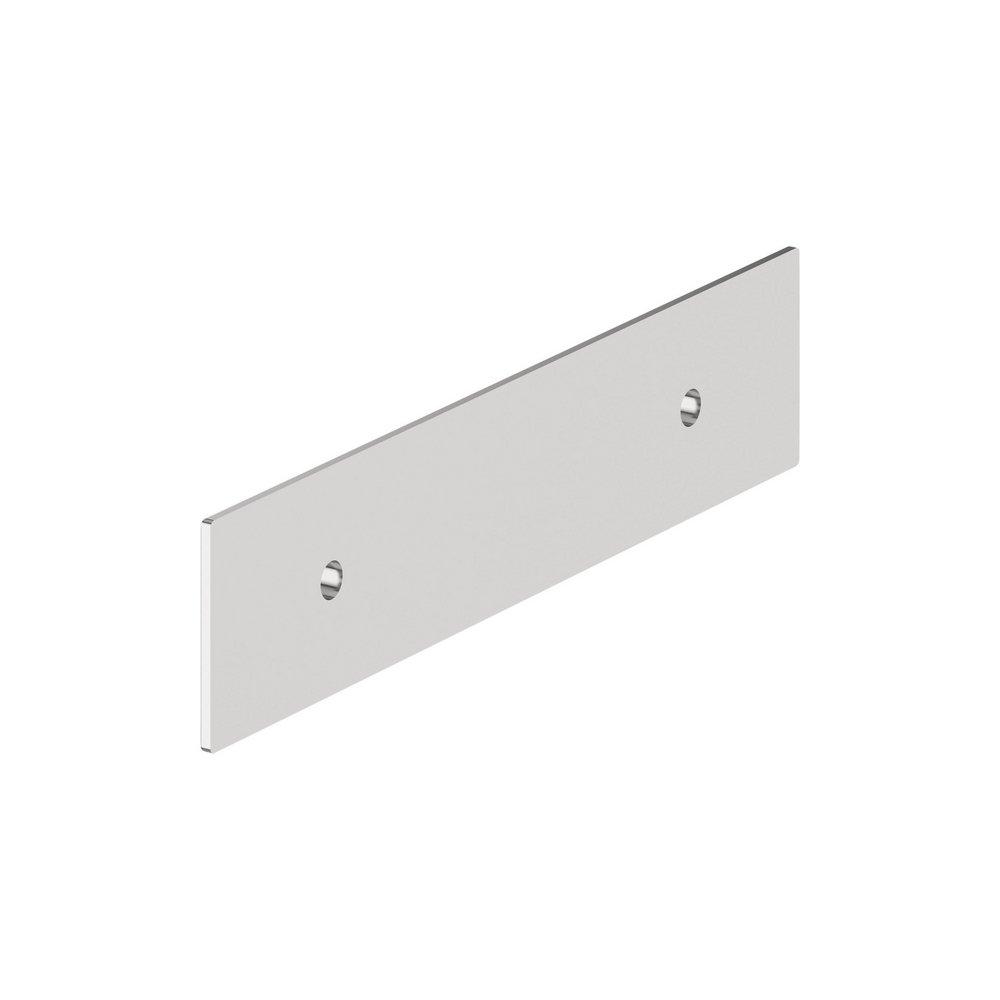 Signature Hardware Polished Chrome 3 in. Cabinet Pull Backplate Brushed Gold 