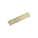 3 in. Cabinet Pull Backplate Golden Champagne