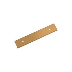 3-3/4 in. Cabinet Pull Backplate Brushed Gold