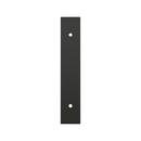 Signature Hardware Matte Black 3-3/4 in. Cabinet Pull Backplate Brushed Gold 