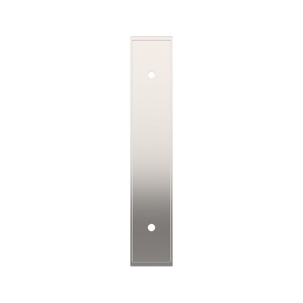 Signature Hardware Polished Nickel 3-3/4 in. Cabinet Pull Backplate Brushed Gold 