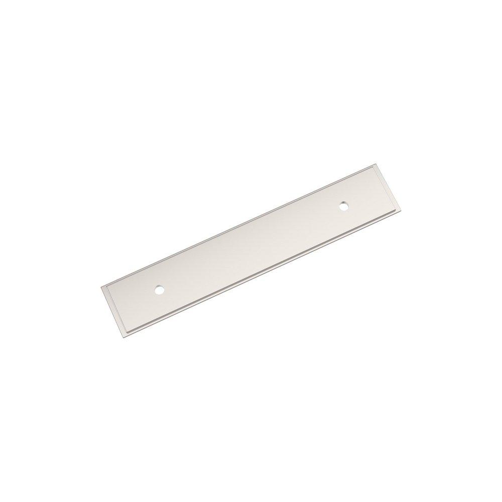 Signature Hardware Polished Nickel 3-3/4 in. Cabinet Pull Backplate Brushed Gold 