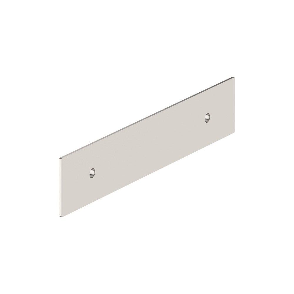Signature Hardware Polished Nickel 3-3/4 in. Cabinet Pull Backplate Brushed Gold 