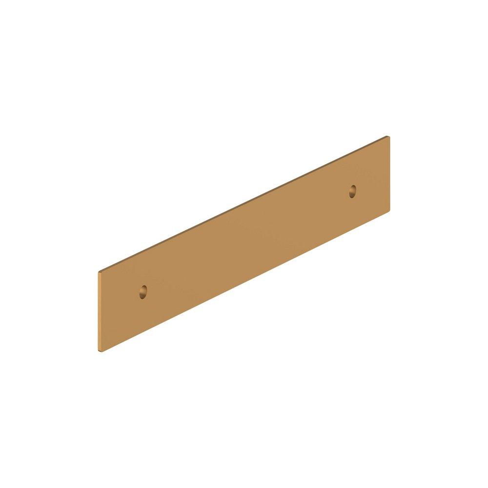 Signature Hardware Brushed Gold 5-1/16 in. Cabinet Pull Backplate Brushed Gold 