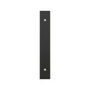 Signature Hardware Matte Black 5-1/16 in. Cabinet Pull Backplate Brushed Gold 