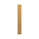 Signature Hardware Brushed Gold 6-5/16 in. Cabinet Pull Backplate Brushed Gold 