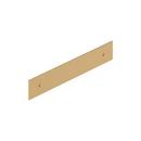 Signature Hardware Champagne Bronze 6-5/16 in. Cabinet Pull Backplate Brushed Gold 