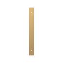 Signature Hardware Champagne Bronze 7-9/16 in. Cabinet Pull Backplate Brushed Gold 