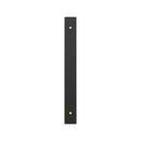 Signature Hardware Matte Black 7-9/16 in. Cabinet Pull Backplate Brushed Gold 