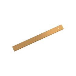 8-13/16 in. Cabinet Pull Backplate Brushed Gold