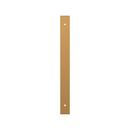 Signature Hardware Brushed Gold 8-13/16 in. Cabinet Pull Backplate Brushed Gold 
