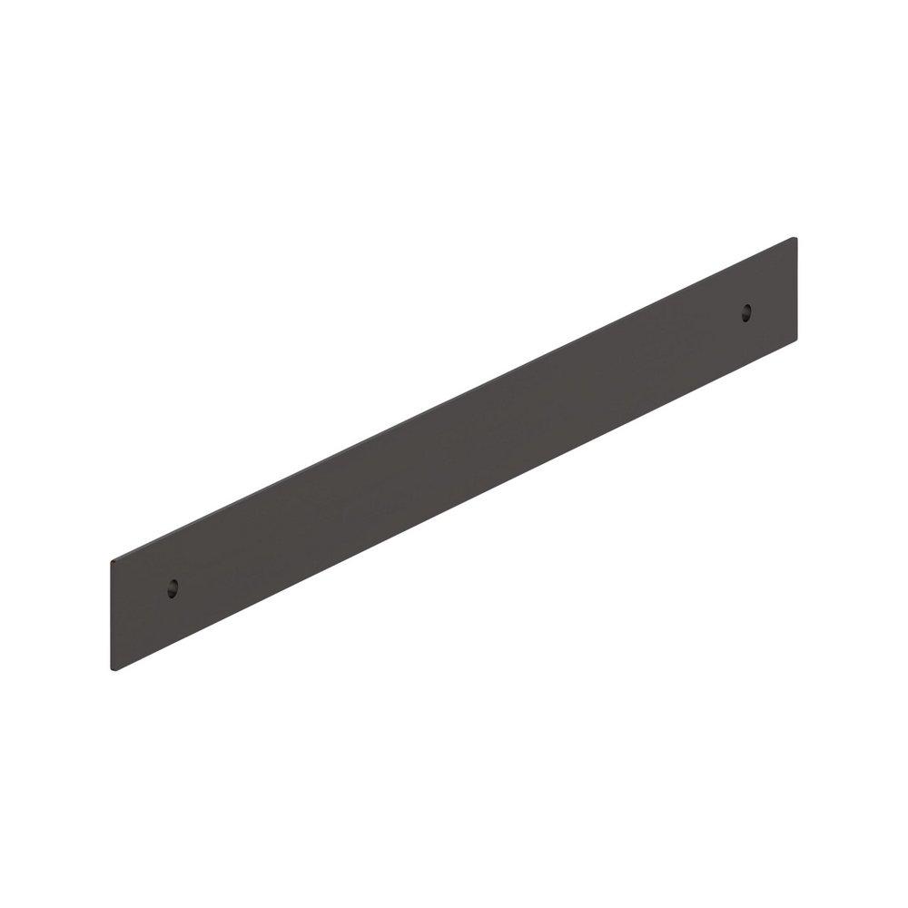 Signature Hardware Oil Rubbed Bronze 10-1/16 in. Cabinet Pull Backplate Brushed Gold 