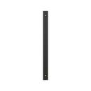 Signature Hardware Matte Black 12-5/8 in. Cabinet Pull Backplate Brushed Gold 