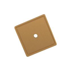 1-9/16 in. Cabinet Knob Backplate Brushed Gold