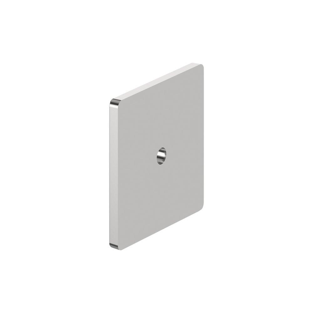 Square Knob Backplate- 1-9/16"- CP 