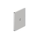Square Knob Backplate- 1-9/16"- CP 