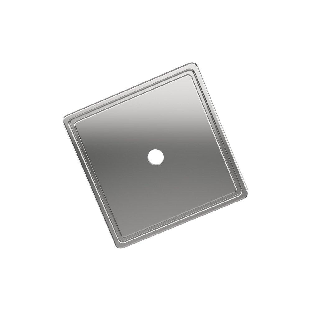 Square Knob Backplate- 1-9/16"- CP 
