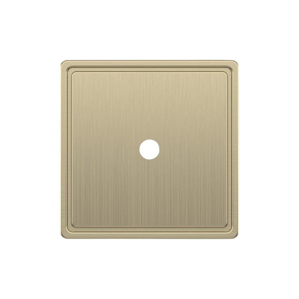 Square Knob Backplate- 1-9/16"- GC 