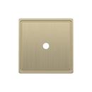 Square Knob Backplate- 1-9/16"- GC 