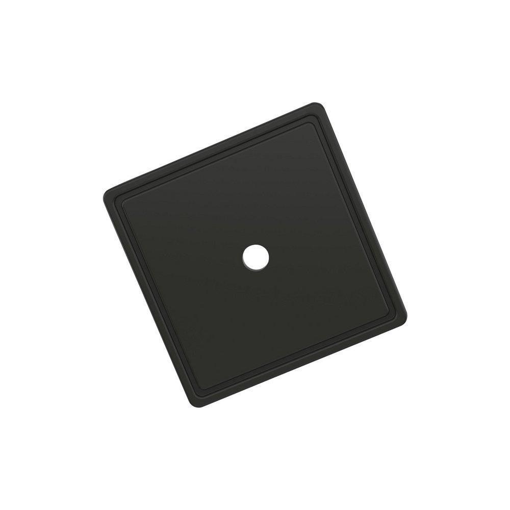 Square Knob Backplate- 1-9/16"- MB 