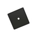 1-9/16 in. Cabinet Knob Backplate Matte Black