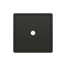 Signature Hardware Matte Black 1-9/16 in. Cabinet Knob Backplate Brushed Gold 