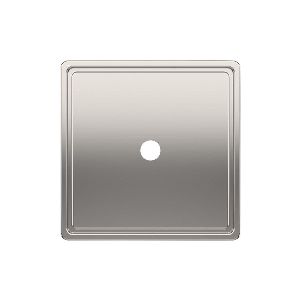 Signature Hardware Polished Nickel 1-9/16 in. Cabinet Knob Backplate Brushed Gold 
