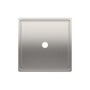 Signature Hardware Polished Nickel 1-9/16 in. Cabinet Knob Backplate Brushed Gold 