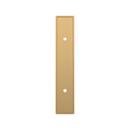 Signature Hardware Champagne Bronze 3 in. Cabinet Pull Backplate Brushed Gold 