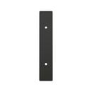 Signature Hardware Matte Black 3 in. Cabinet Pull Backplate Brushed Gold 