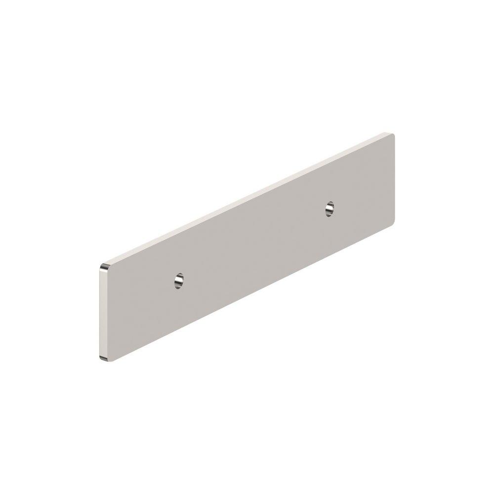 Signature Hardware Polished Nickel 3 in. Cabinet Pull Backplate Brushed Gold 