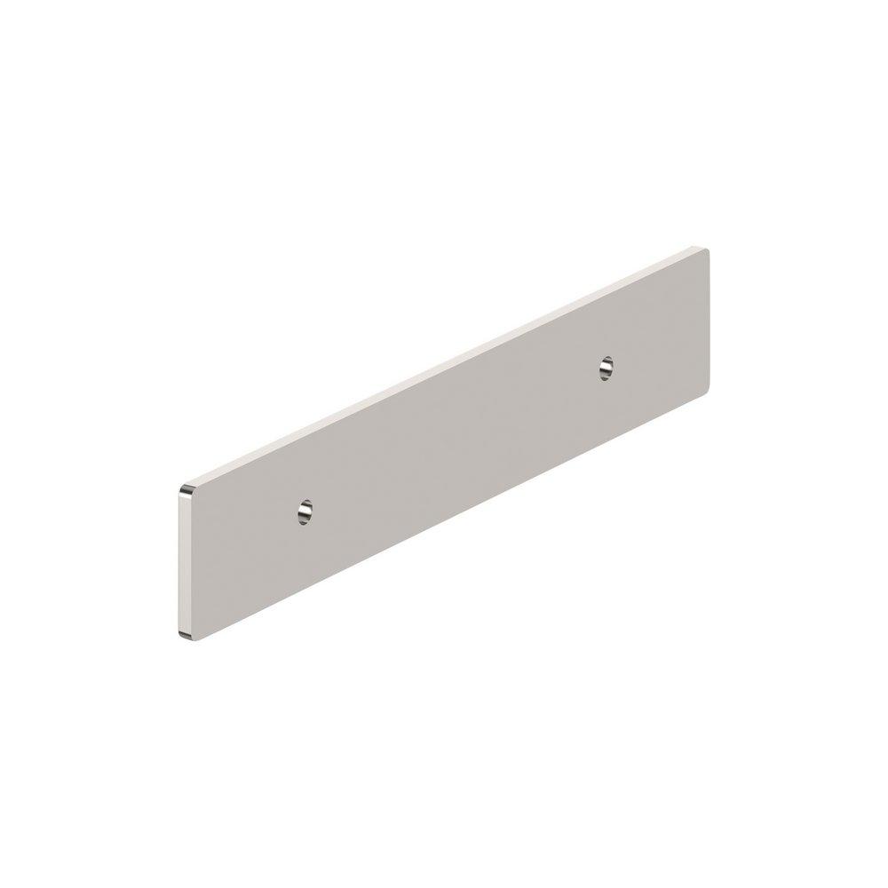 Signature Hardware Polished Nickel 3-3/4 in. Cabinet Pull Backplate Brushed Gold 
