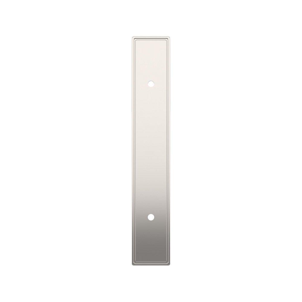 Signature Hardware Polished Nickel 3-3/4 in. Cabinet Pull Backplate Brushed Gold 
